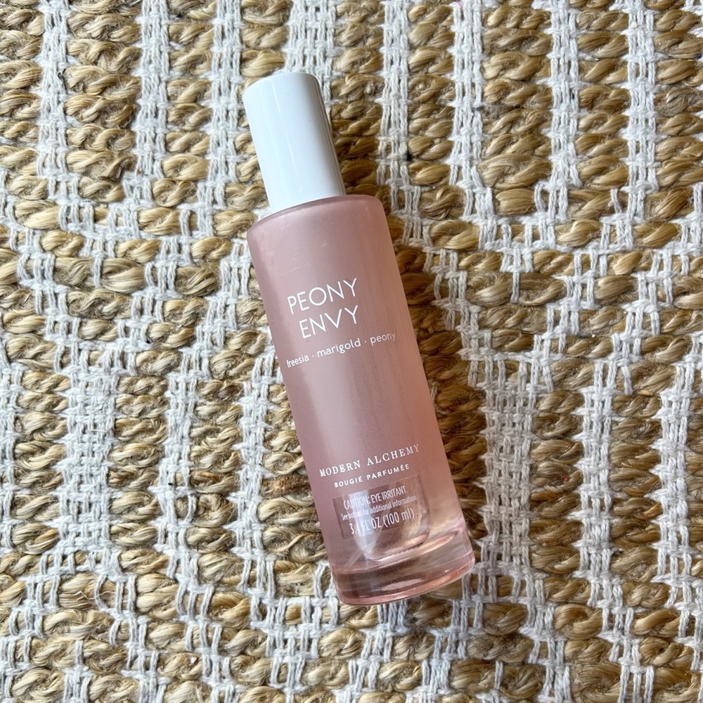 Modern Alchemy Peony Envy freesia marigold peony Room and Linen Spray 3.4 fl oz